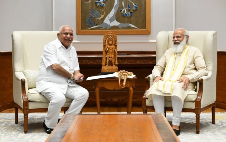 Yediyurappa seeks Central aid of Rs 6,000 crore for Bengaluru’s PRR project