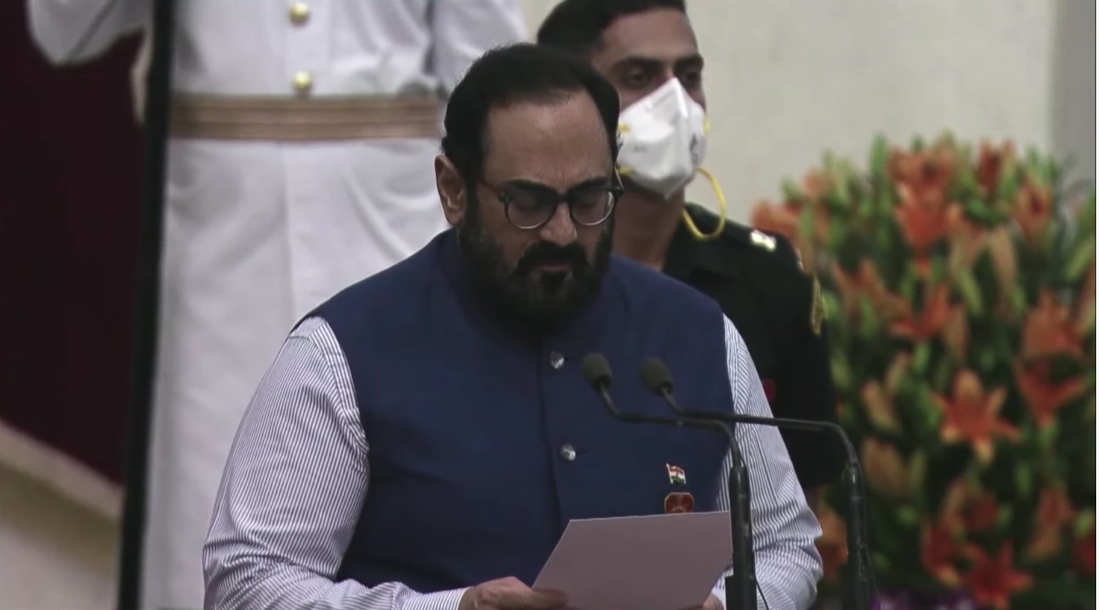 Cabinet expansion: Rajeev Chandrasekhar takes oath as Union Minister of State