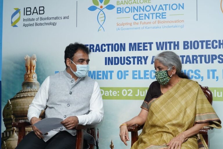 Centre will help boost biotech in Karnataka: Nirmala Sitharaman
