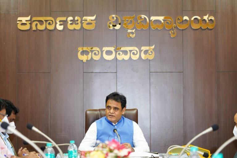 DCM Ashwathnarayan at Hubli Karnataka university Dharwad