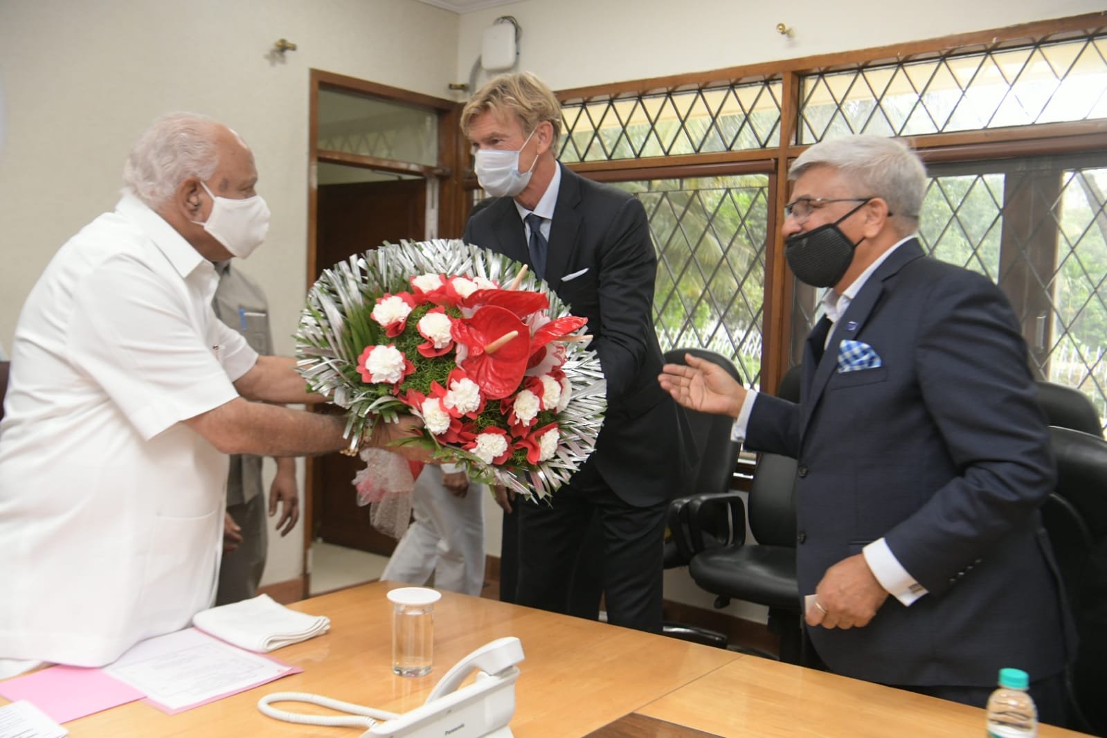 Karnataka CM meets Sweden's Ambassador to India, discusses various issues