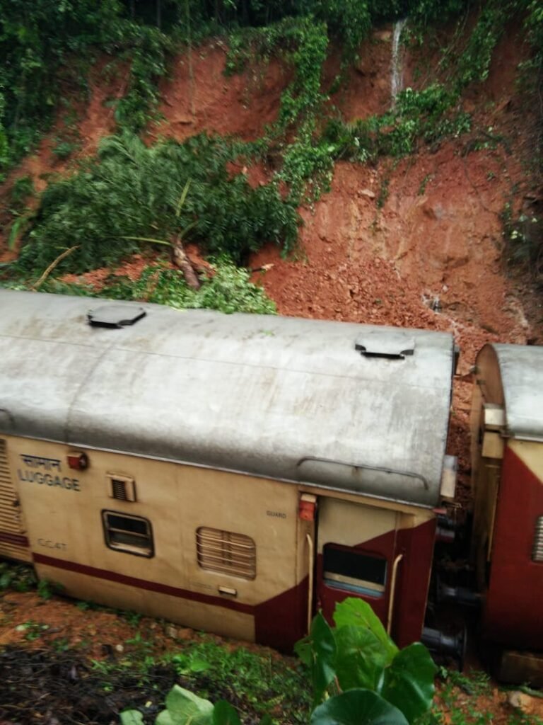 Traffic on South Western Railway remains affected for second day due to landslides, derailment