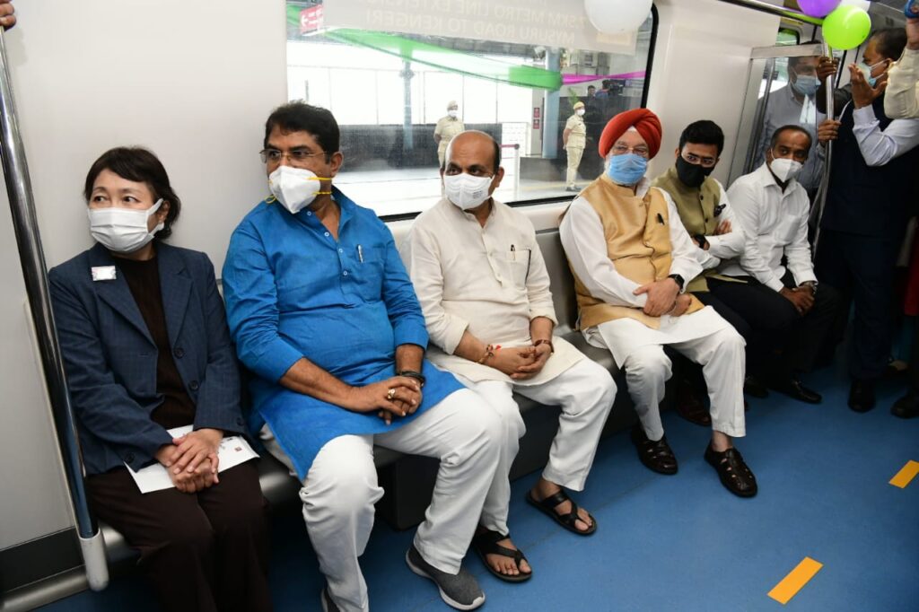 Bangalore Metro's extended Purple Line on Mysuru Road inaugurated
