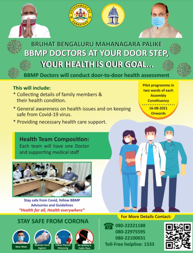 House-to-house health check- up by BBMP doctors begins in Bengaluru