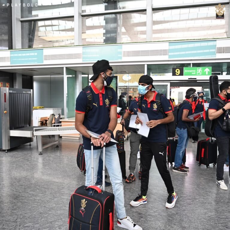 IPL 2021: Royal Challengers Bangalore depart for Dubai