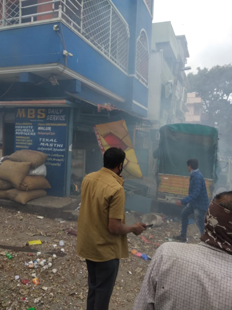 Cracker blast kills 2 in Bengaluru's New Tharagupet