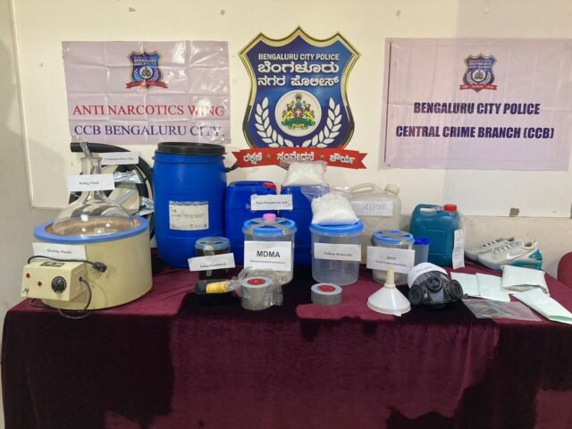 Police bust narcotics lab in Bengaluru