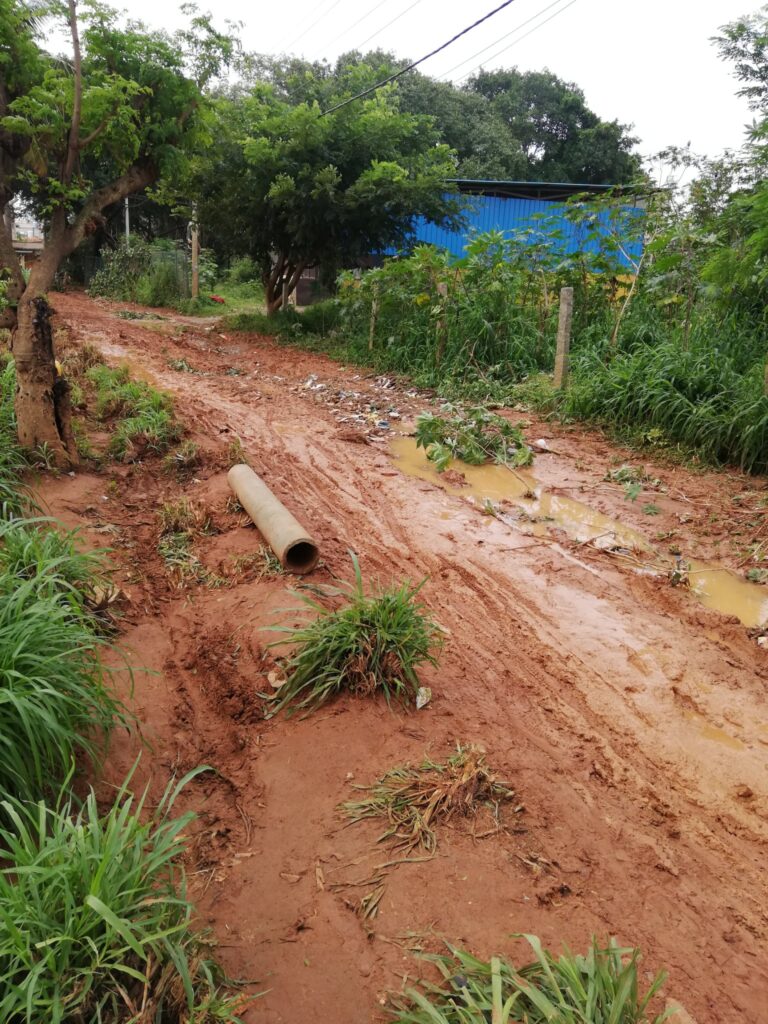 Road condition in Whitefield, Bengaluru