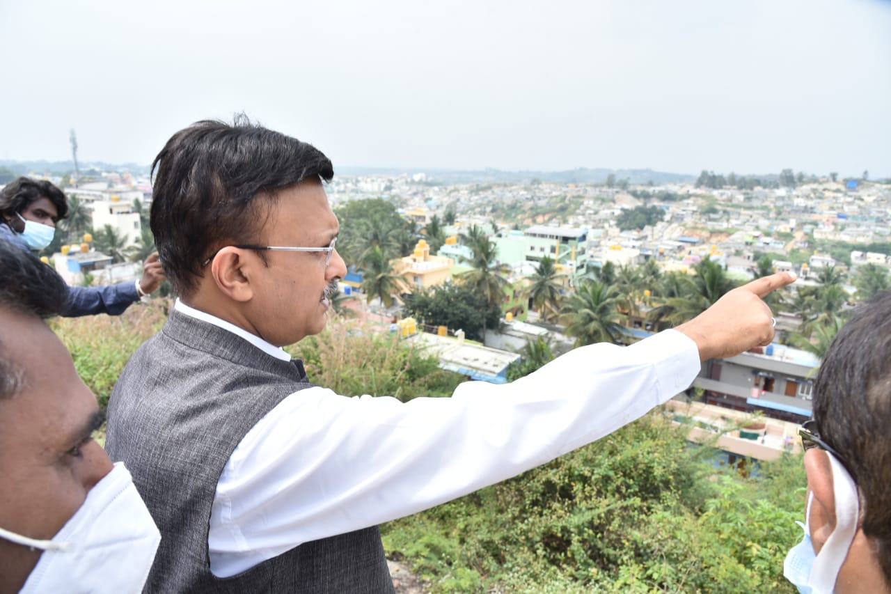 IAS officer Gaurav Gupta watching Bengaluru city