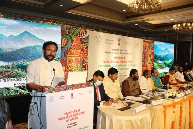 Under Swadesh Darshan Scheme, Tourism Ministry has sanctioned 15 projects in Southern States worth Rs. 1088 crores: Shri G Kishan Reddy