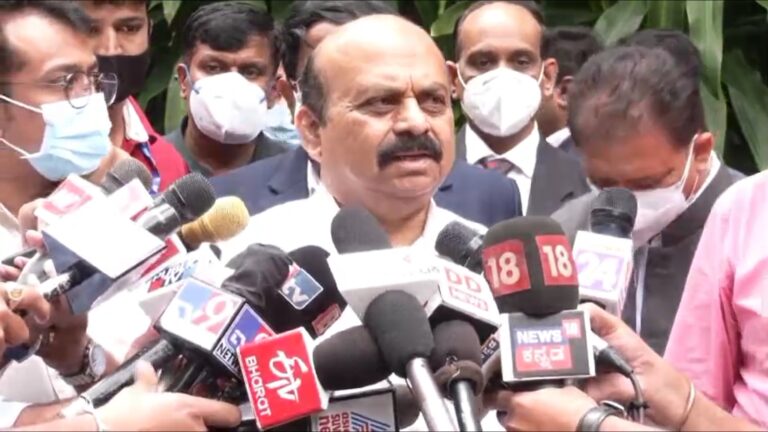 CM Bommai on Bangalore Roads