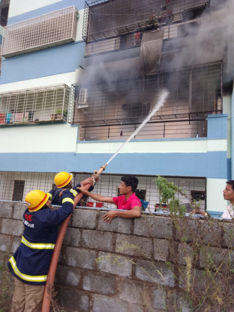 Blaze in Electronics City apartment, no casualties