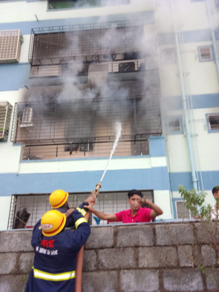 Blaze in Electronics City apartment, no casualties