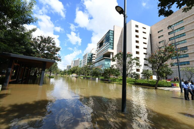 Manyata Tech Park Flooding1