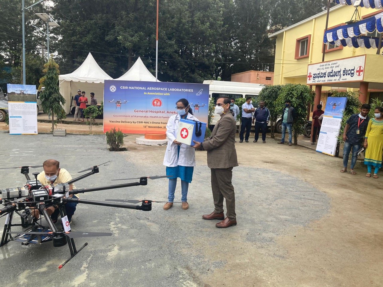 NAL's drone delivers COVID-19 vaccine in remote Karnataka village