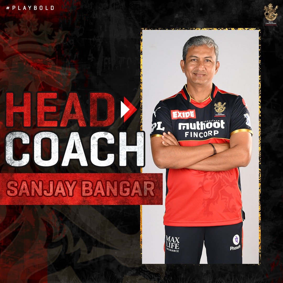 Sanjay Bangar appointed RCB's head coach