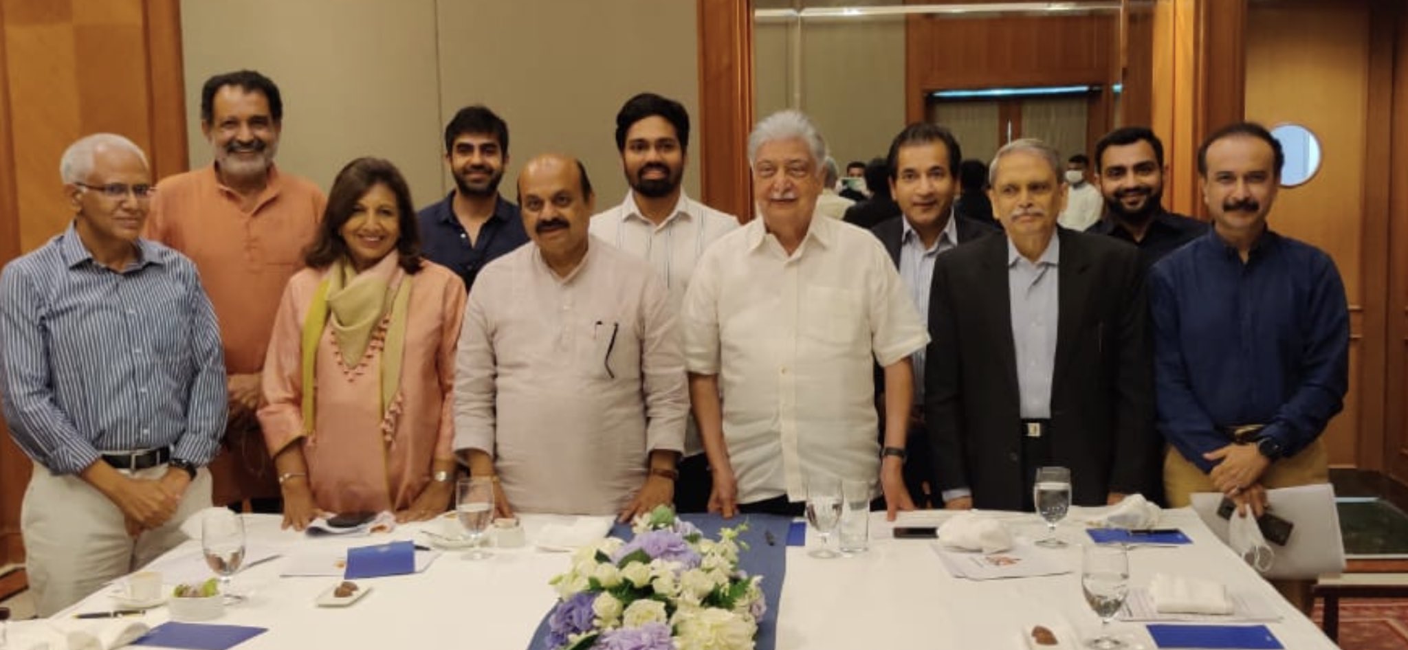CM attends talk on ‘Bengaluru Agenda’ hosted by Kiran Mazumdar-Shaw, praises inputs of business leaders