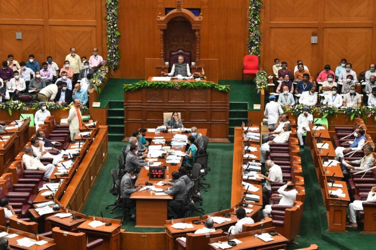 Belgaum assembly session.jpeg CM on December 20, 2021