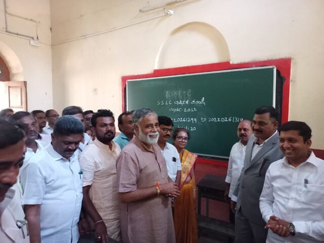 Karnataka Education MInister B C Nagesh at Bagalkote on Hijab during SSCL exams