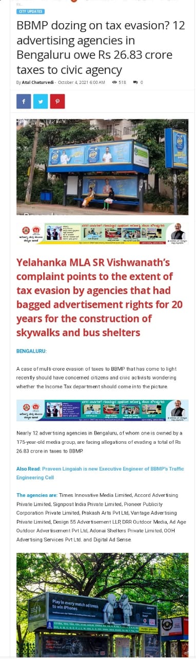 ACB raids on BBMP vindicate TheBengaluruLive report on how advertising agencies evaded taxes