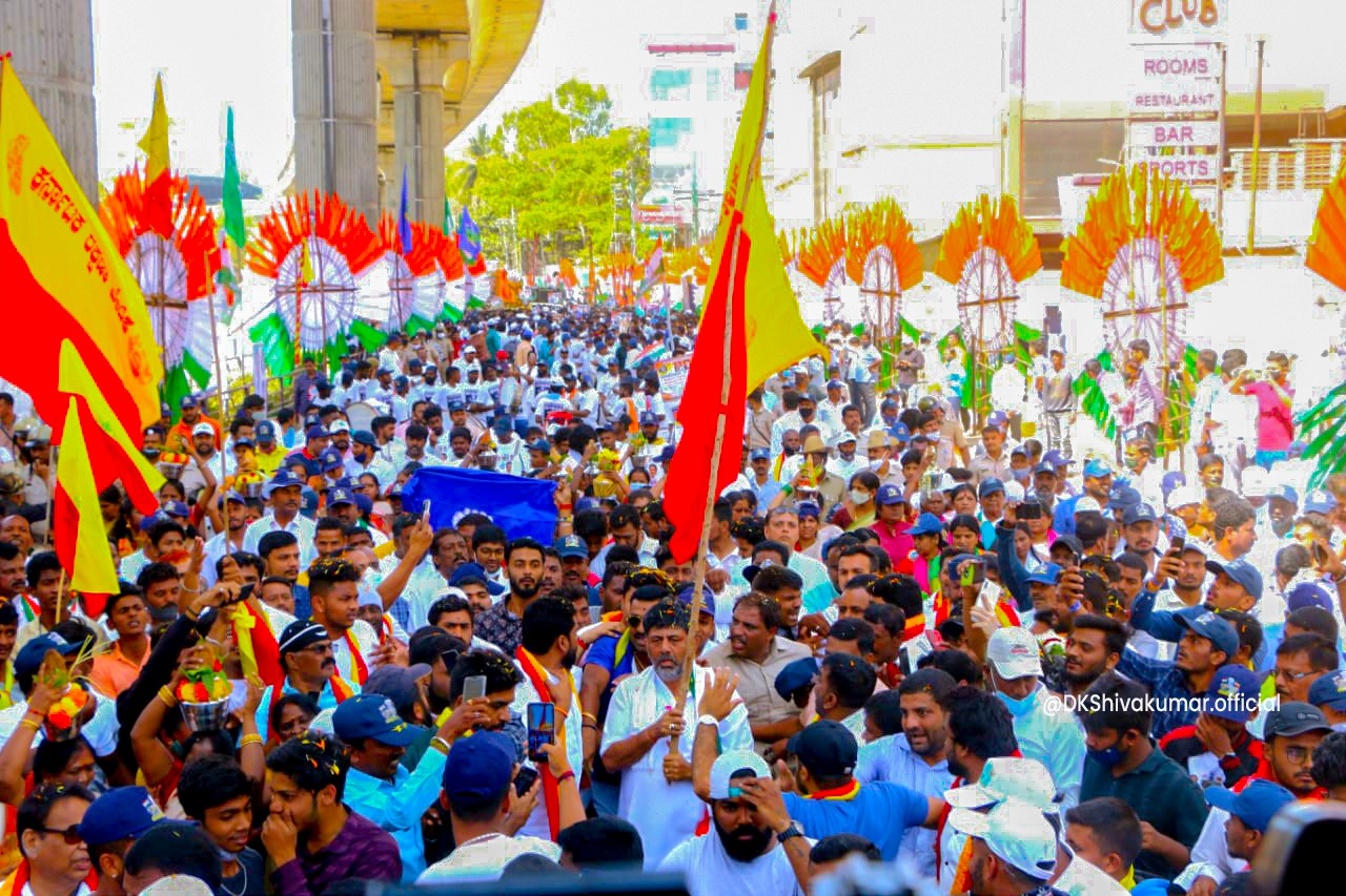 Congress' Mekedatu 'padayatra' enters Bengaluru city, party chief apologises for traffic jams till Mar 3......