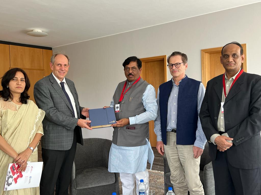 Karnataka Large and Medium Industries Minister Murugesh Nirani on Monday met the envoys of several countries in New Delhi and invited them to attend the three-day Global Investors Meet (GIM) in Bengaluru from November 2.