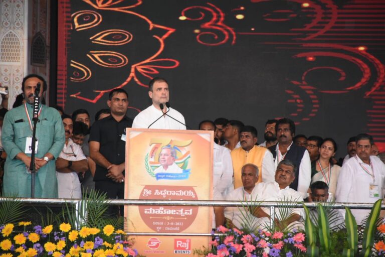 BJP dividing people, spreading hatred in Karnataka: Rahul Gandhi