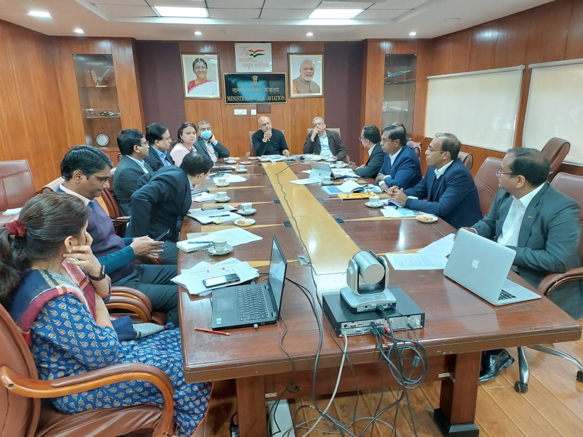 Civil Aviation Secretary held meeting with Mumbai, Bengaluru Airport Operators over congestion