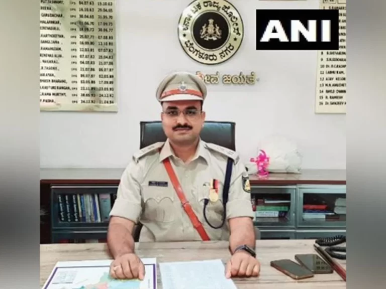 DCP West Bengaluru Laxman B Nimbaragi. Image Credit: ANI