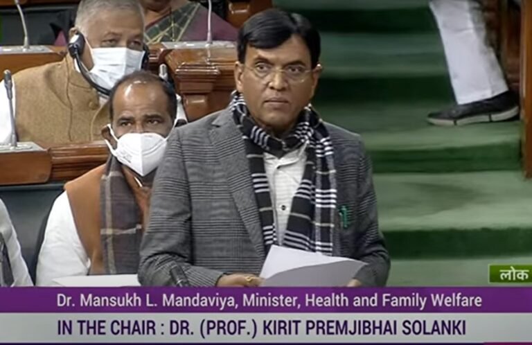 Health Minister Mansukh Mandaviya