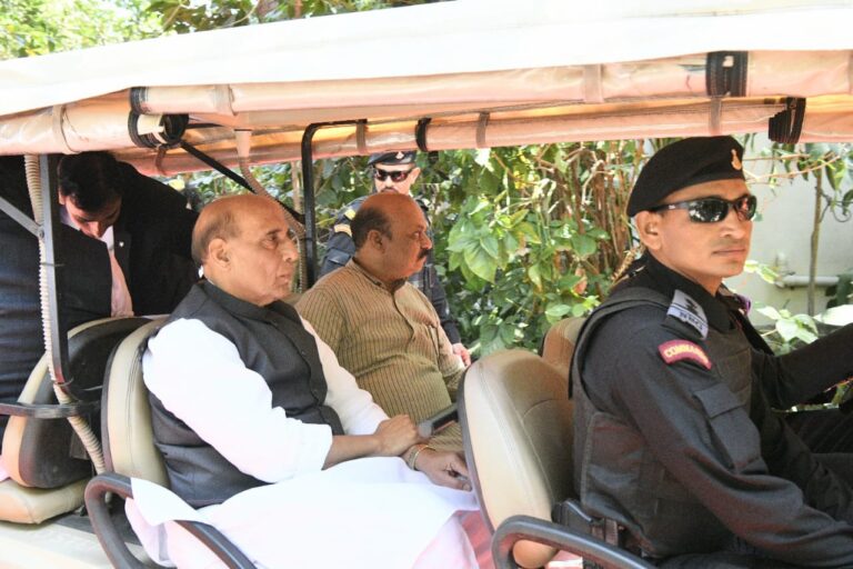 Aero India witnesses 266 partnerships having potential to unlock business worth around Rs 80,000 crore Defence Minister Rajnath Singh at Bandhan