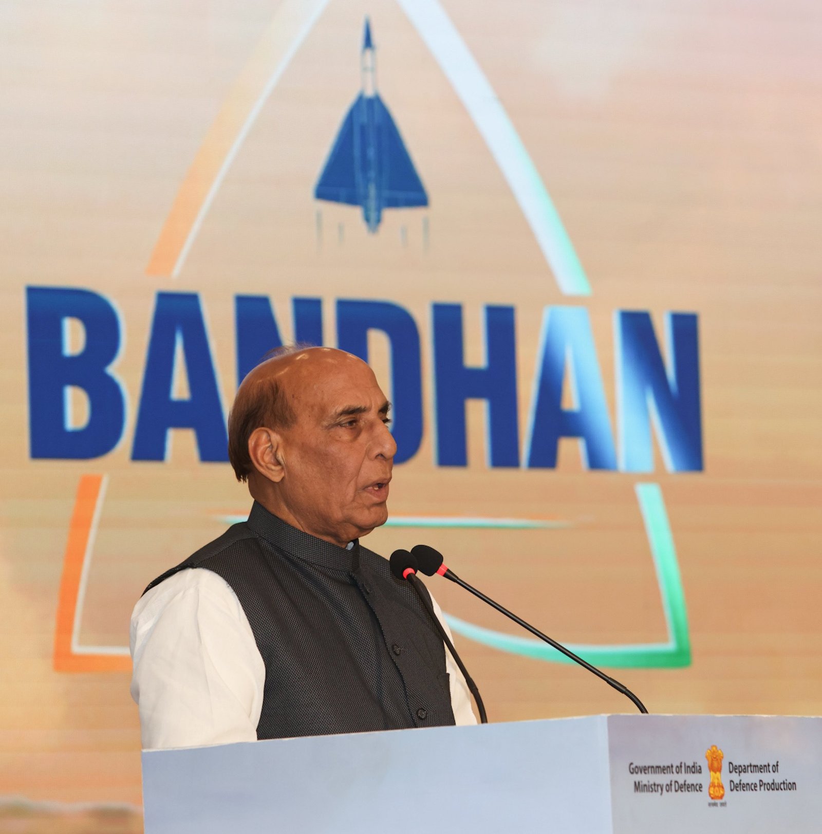 Aero India witnesses 266 partnerships having potential to unlock business worth around Rs 80,000 crore Defence Minister Rajnath Singh at Bandhan