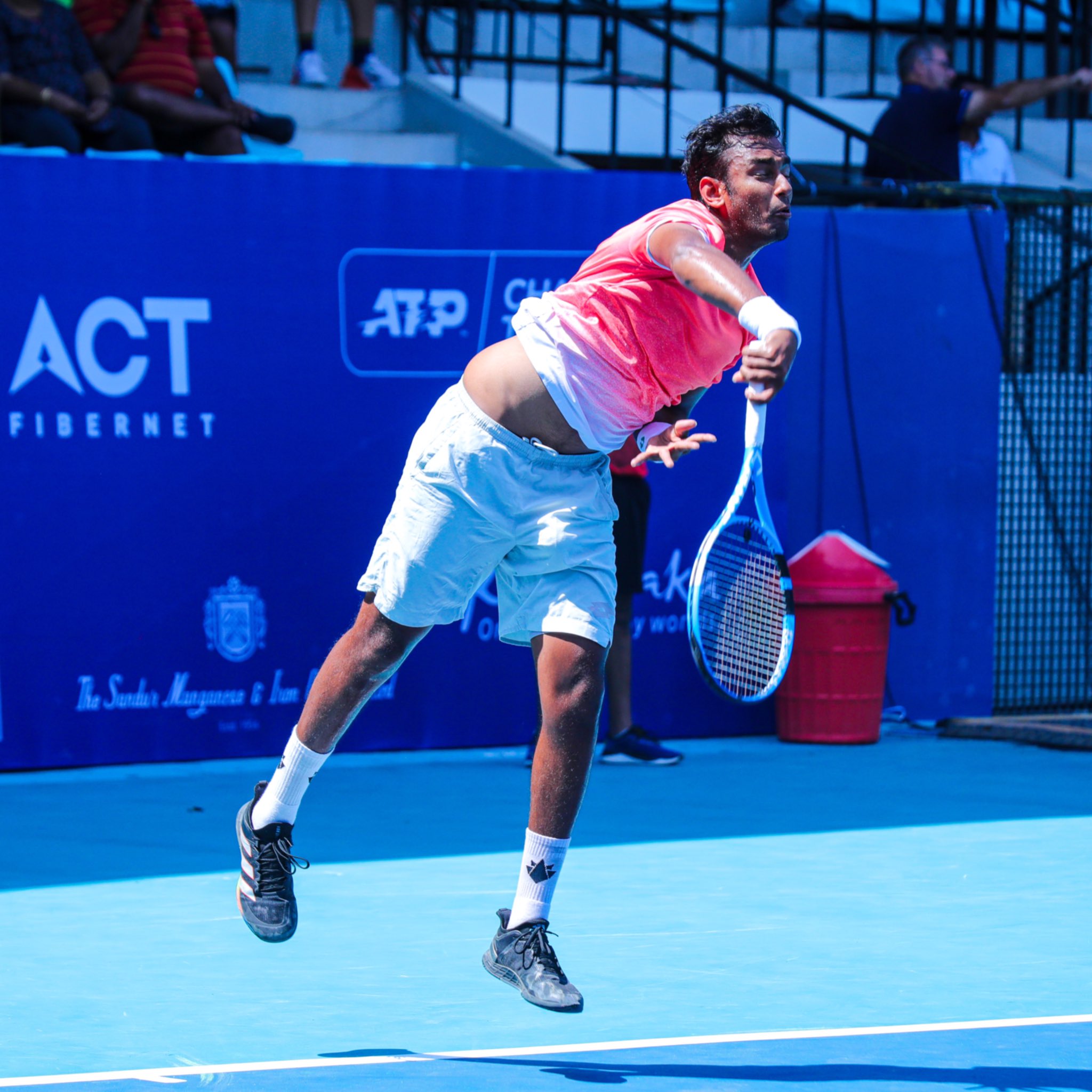 Indian tennis player Mukund Sasikumar