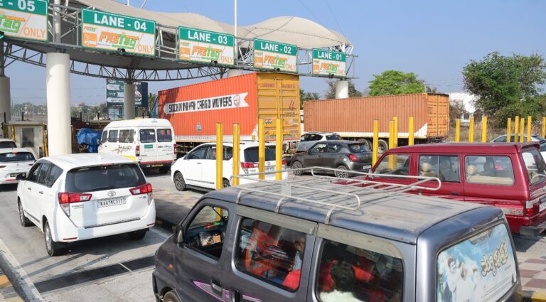 Bengaluru: Congress workers protest against toll collection at Bengaluru-Mysuru expressway, several detained