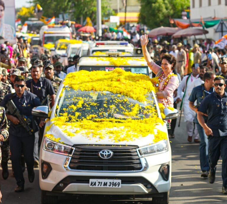 Priyanka Gandhi. Rally