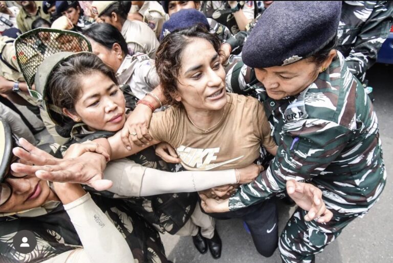 Protesting wrestlers detained, Police clears protest site at Jantar Mantar