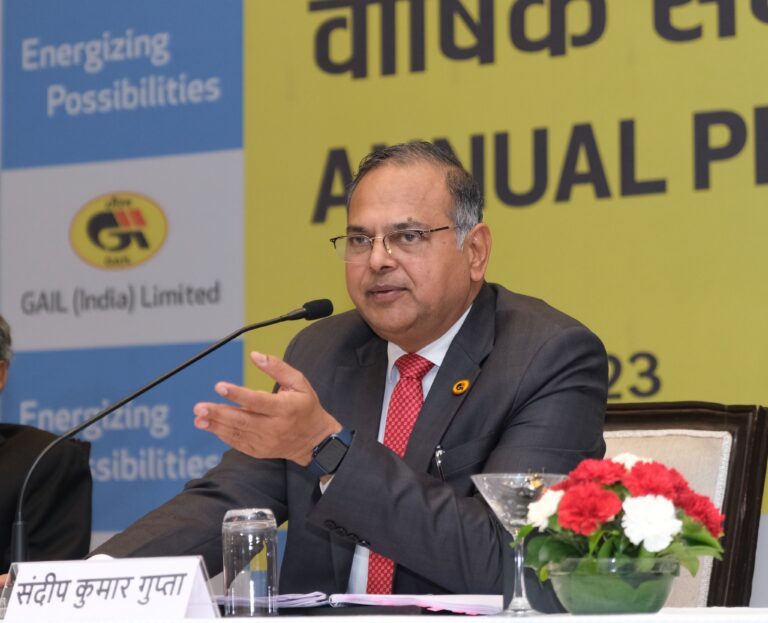 GAIL Chairman and Managing Director Sandeep Kumar Gupta