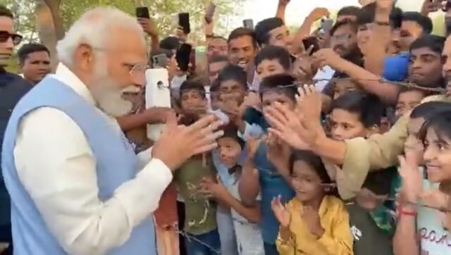 "Don't you want to become Prime Minister?" PM Modi interacts with children in Karnataka