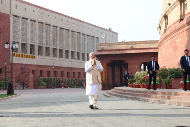 Prime Minister Narendra Modi Timeline of Parliament House