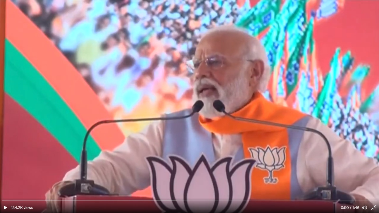 Congress asking for votes in name of retirement, JDS seeking survival of its 'family': PM Modi in Karnataka