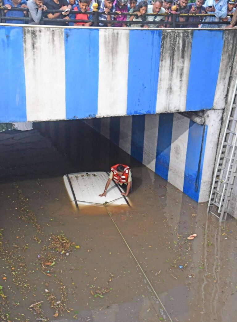 Woman staff of IT firm drowns after car gets stuck in neck-deep water in underpass near Vidhana Soudha in Bengaluru