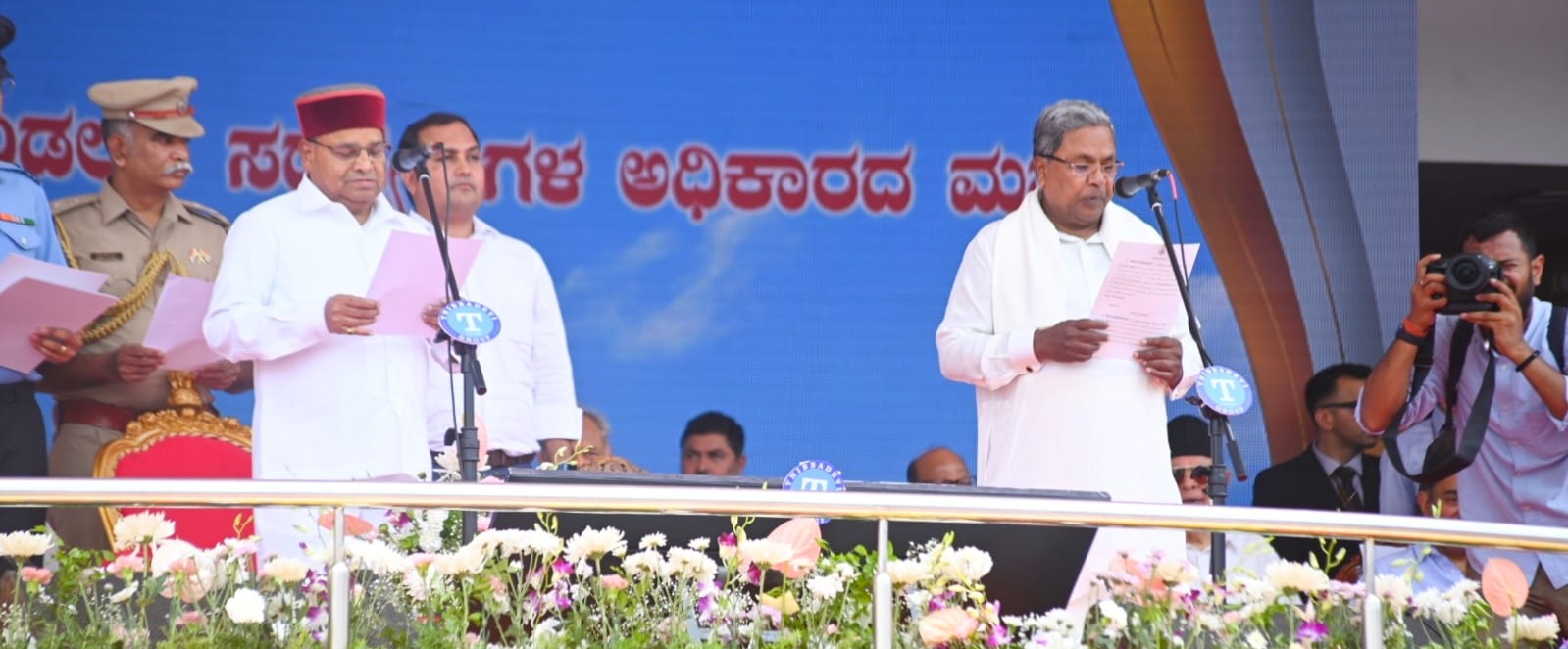 Siddaramaiah sworn in as Karnataka CM, new regime gives 'in-principle' nod to honour poll promises