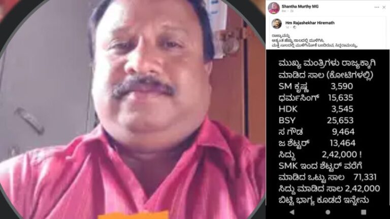 Teacher suspended for sharing post on FB criticising Karnataka CM Siddaramaiah for his 'freebie' schemes