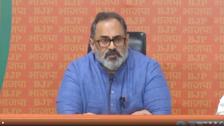 "Every time, he tears down India abroad": Rajeev Chandrasekhar on Rahul Gandhi's US visit