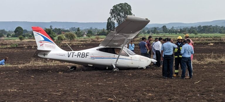 Training aircraft makes emergency landing in Karnataka's Belagavi, pilots sustain minor injuries