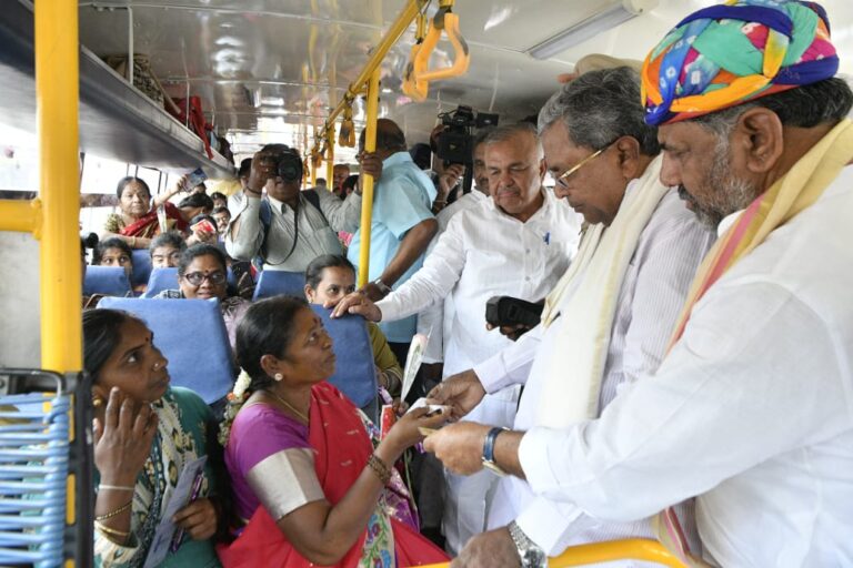 Shakti scheme offering free ride in govt buses for women costs Rs 8.84 crore on single day