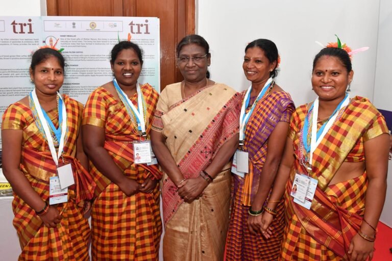 President Droupadi Murmu explains importance of education to PVTG members