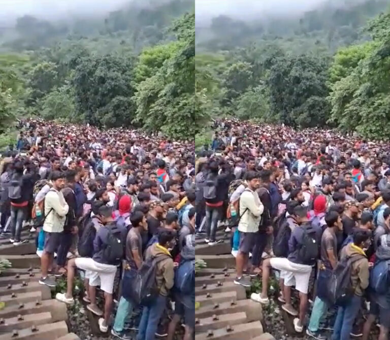 Goa: Tourists stopped from visiting Dudhsagar waterfall; Railways urges them not to walk on tracks