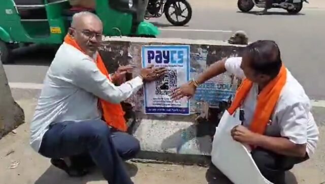'PayCS' posters targeting Karnataka Agriculture Minister Chaluvarayaswamy appear in Mandya