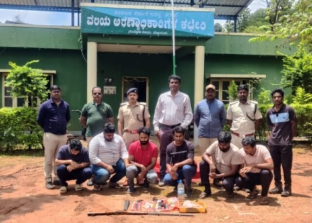 Six arrested for hunting deer, partying with meat in Chikkamagalur